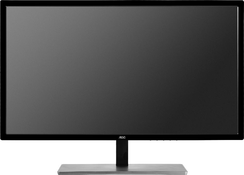 AOC 79 Series U2879VF - 71.1 cm (28") - 3840 x 2160 pixels - 4K Ultra HD - LCD - 1 ms - Black - Silver